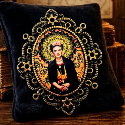 Bijou talisman femme artiste – inspiration frida – style folk baroque.