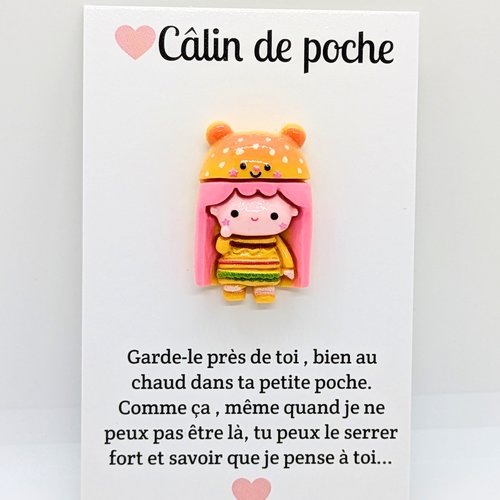 Carte d'affirmation positive nana hamburger