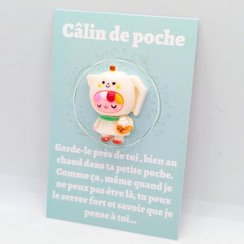 Carte doudou , réconforte les enfants comme un petit doudou de poche - petite attention, cadeau à offrir, collection