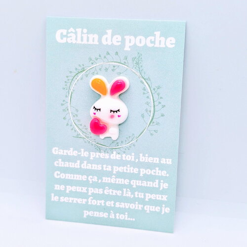 Carte doudou , réconforte les enfants comme un petit doudou de poche - petite attention, cadeau à offrir, collection