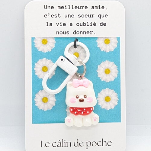 Porte clé de câlin de poche
