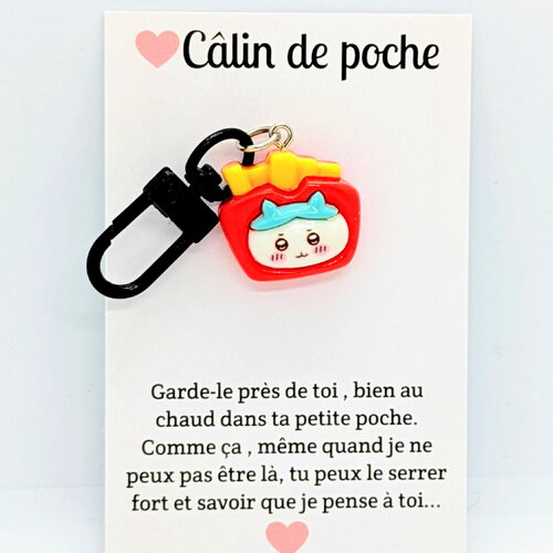 Porte clé de câlin de poche