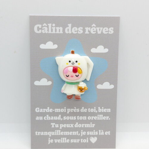 Carte doudou , réconforte les enfants comme un petit doudou de poche - petite attention, cadeau à offrir, collection