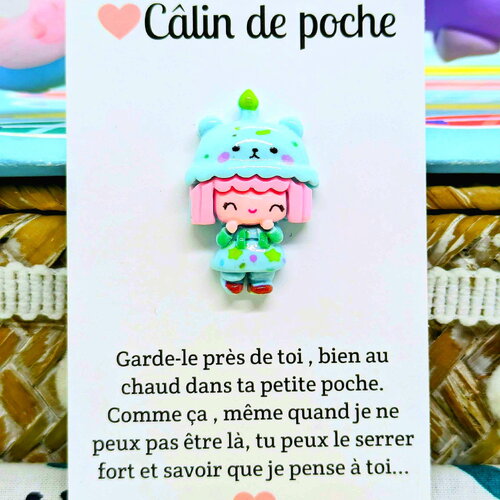 Carte doudou , réconforte les enfants comme un petit doudou de poche - petite attention, cadeau à offrir, collection