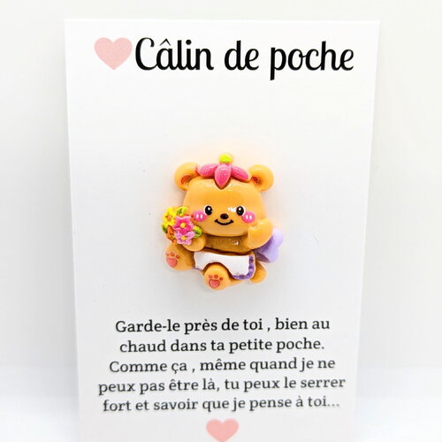 Carte doudou , réconforte les enfants comme un petit doudou de poche - petite attention, cadeau à offrir, collection