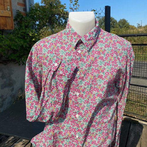 Chemise homme fleurie