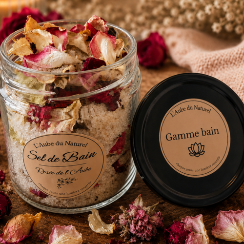 Sel de bain roses & hibiscus