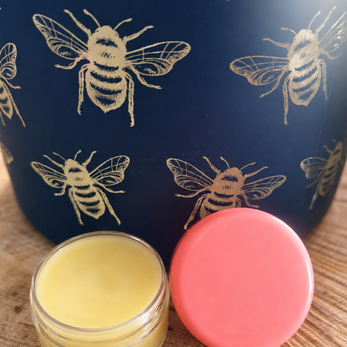 Baume à lèvres / karité brut, miel & cire d'abeille