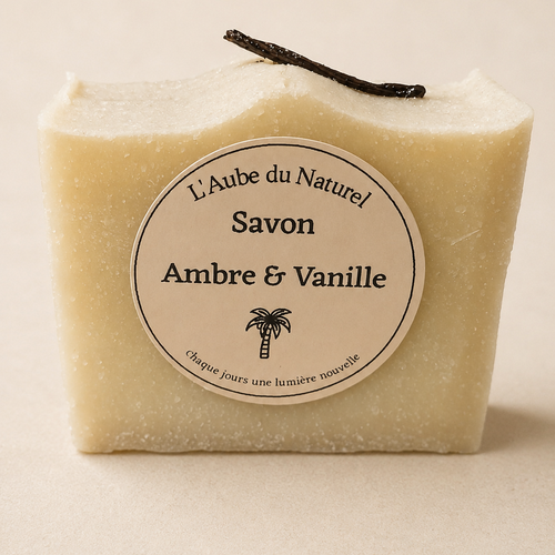 Savon  surgras ambre & vanille