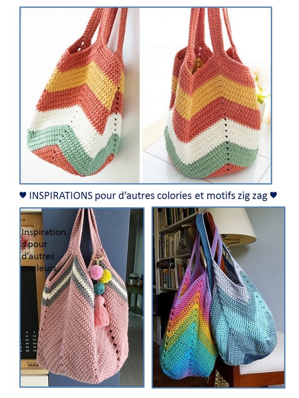 sac de plage crochet