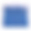 Tuto crochet - etole en bleu indigo orné d'un joli point fantaisie et de belles franges, facile à réaliser, tuto en francais !