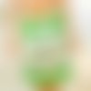 Modèle jupe et bikini coton blanc vert, plage été, tailles 38/40 et 40/42, explications et grilles en français, pdf crochet vintage !
