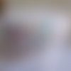 Couvre-plat,charlotte alimentaire ( motif ffleurs des champs ) 20 à 24 cm