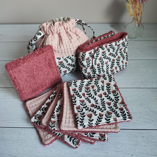 Pochon 7 lingettes 1 bandeau de soin bio
