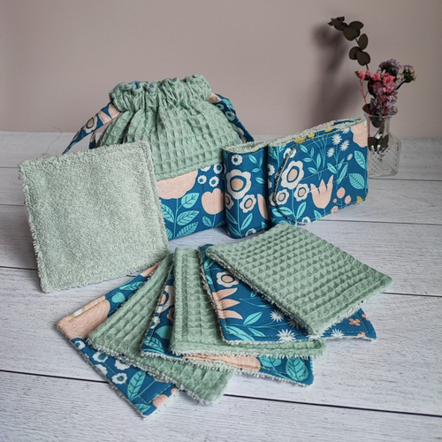Pochon 7 lingettes 1 bandeau de soin bio