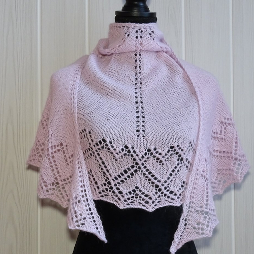 Patron tricot châle assia