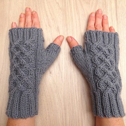 Patron tricot mitaines tara