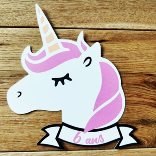 Lot De 10 Cartes D Invitation Anniversaire Licorne Pour Enfants