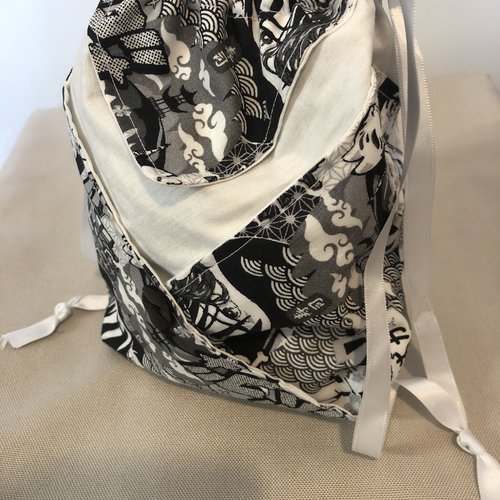 Pochette fourre tout décor manga
