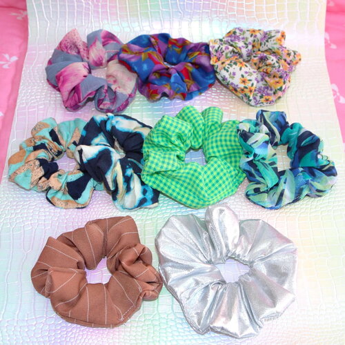 Chouchous  upcyclés - motifs colorés fantaisie