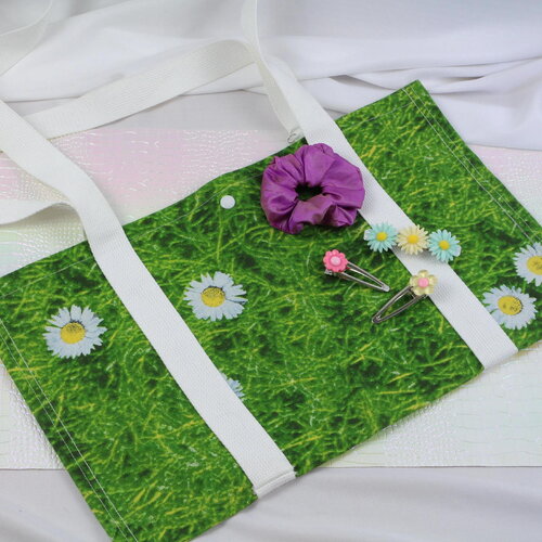 Sac cabas en toile "marguerite garden"