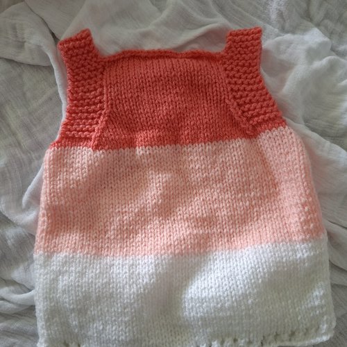 Débardeur bébé nuage rose