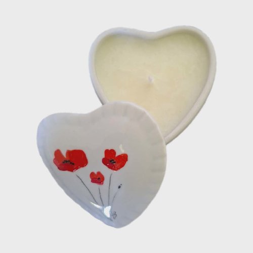 Bougie flamme d'amour