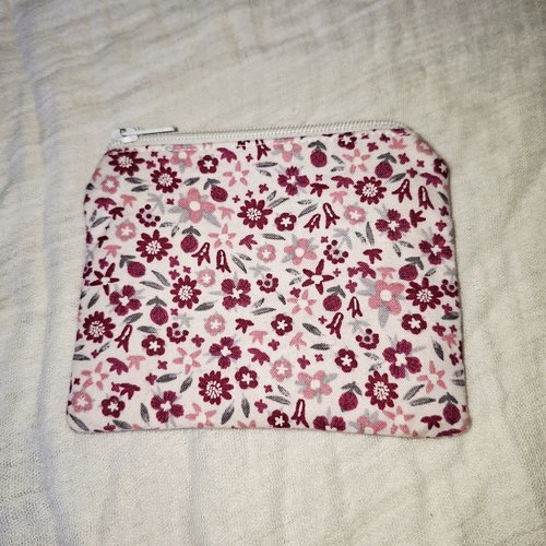 Porte monnaie floral