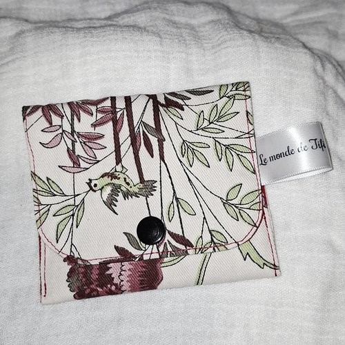 Porte monnaie - cigogne