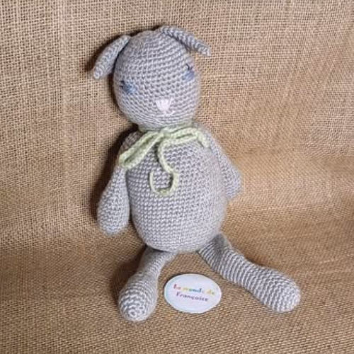 Doudou chat gris