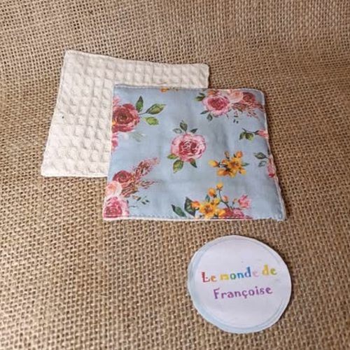 Lingettes lavables x5