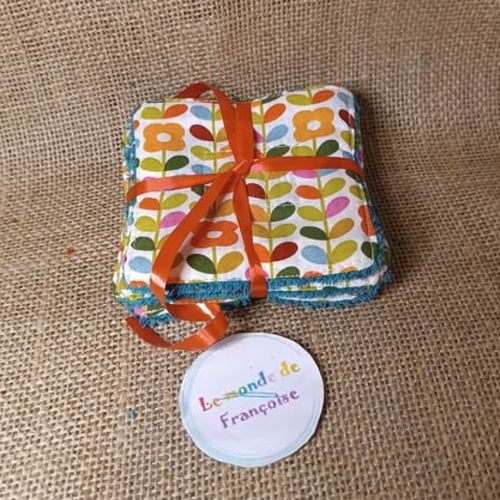 Lingettes lavables  x 5