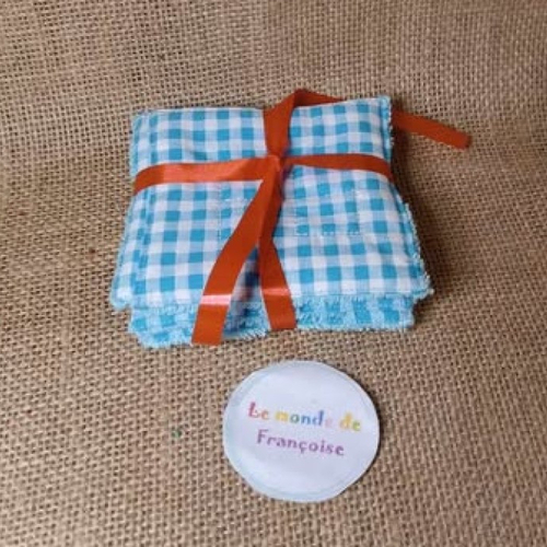Lingettes lavables x 5