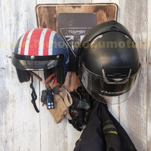 Porte casque double little plaque décor au choix toute marque   personnalisable ou plaque seul sans plateau ni support — cadeaux couple