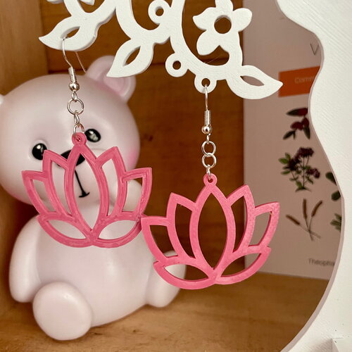 Boucles d'oreilles fichier stl pour imprimante 3d