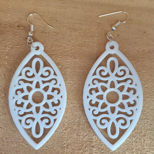 Boucles d'oreilles fichier stl pour imprimante 3d