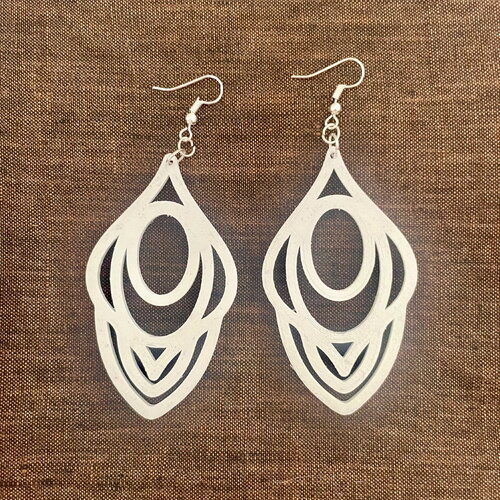 Boucles d'oreilles fichier stl pour imprimante 3d