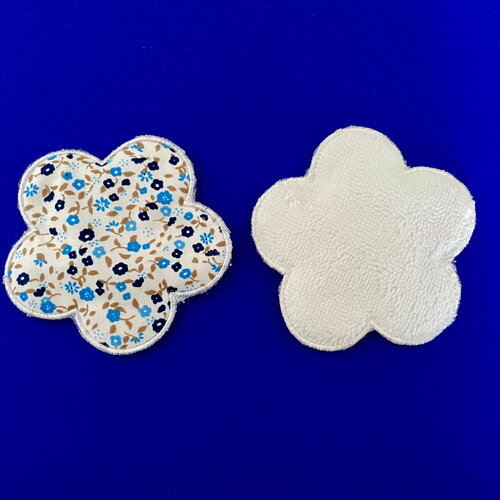 Lingette fleur réutilisable ith - design pour machine à broder - brodeuse