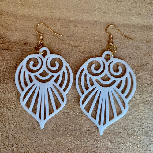Boucles d'oreilles fichier stl pour imprimante 3d