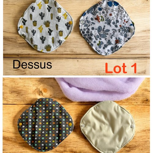 Lot de protège-slip lavables