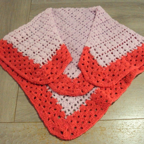 Couverture Bebe Crochetee Bien Chaude Pour Les Voyages En Poussette Cosy Dessus De Lit Maternite Un Grand Marche