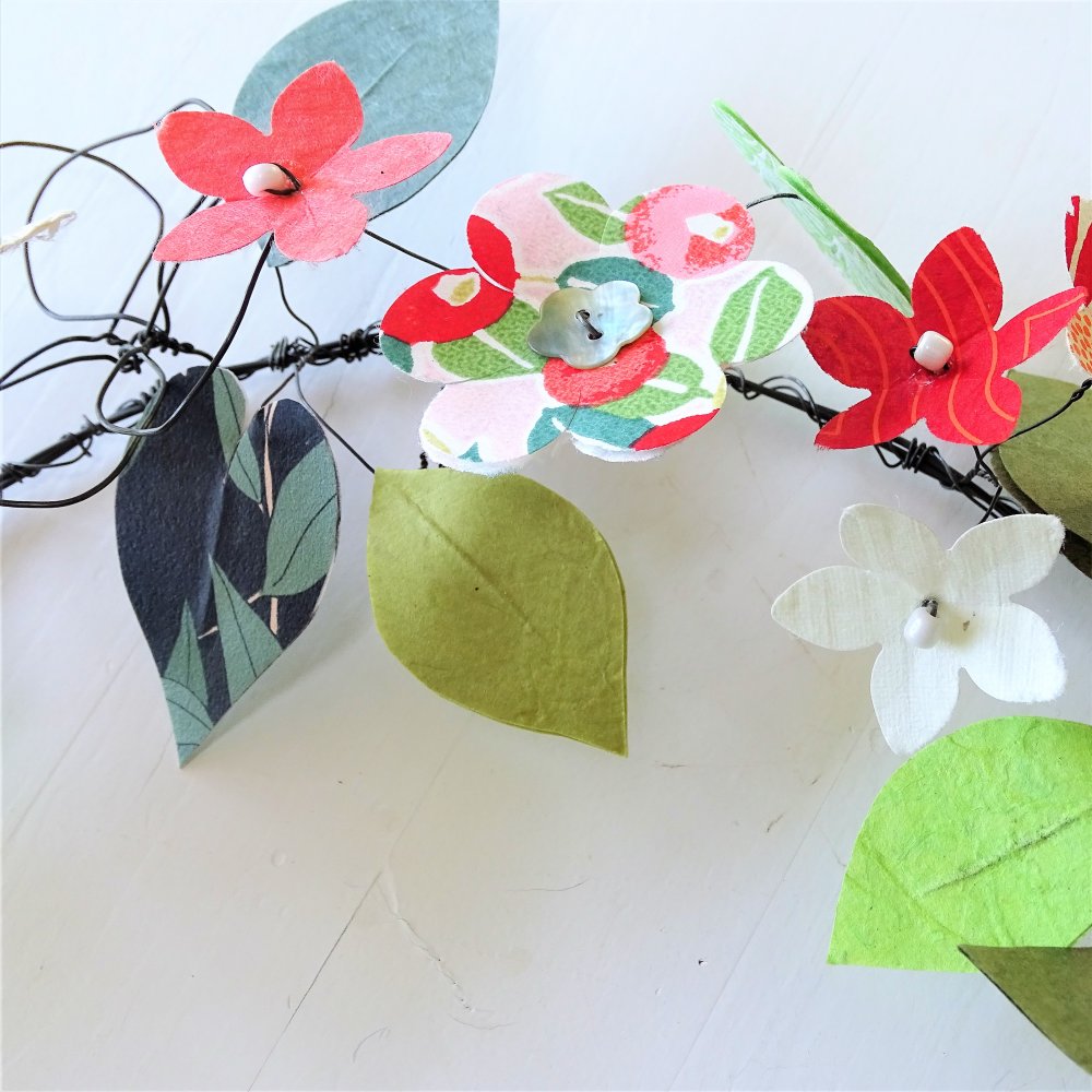 DIY: Simple Paper-Flower Garland