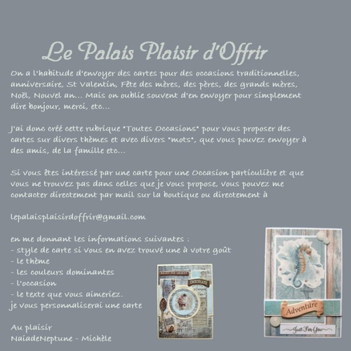 Carte toutes occasions