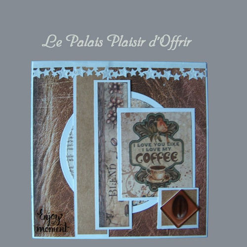 Carte toutes occasions - monde du café - enjoy the moment