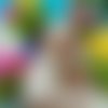 Animal - resine - chien - chiot bichon ou coton