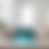 Veilleuse - resine - bloc rectangulaire "aquarium aux sirènes"