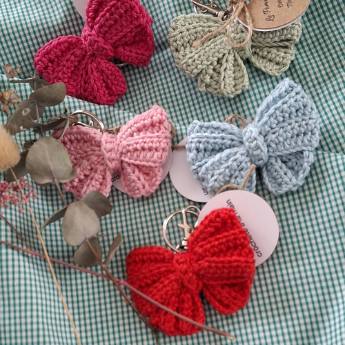 Porte clef noeud papillon