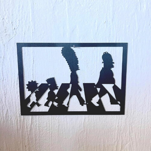 Art mural simpson beattles - déco original