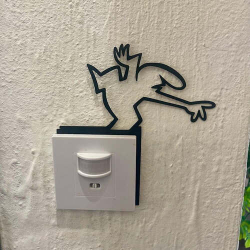 Déco murale la linéa tombé - déco original