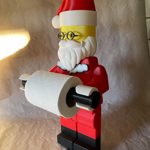 Porte papier toilette lego pere noël